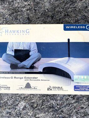 Hawking Wireless-G Range Extender Universal Repeater WiFi Extender